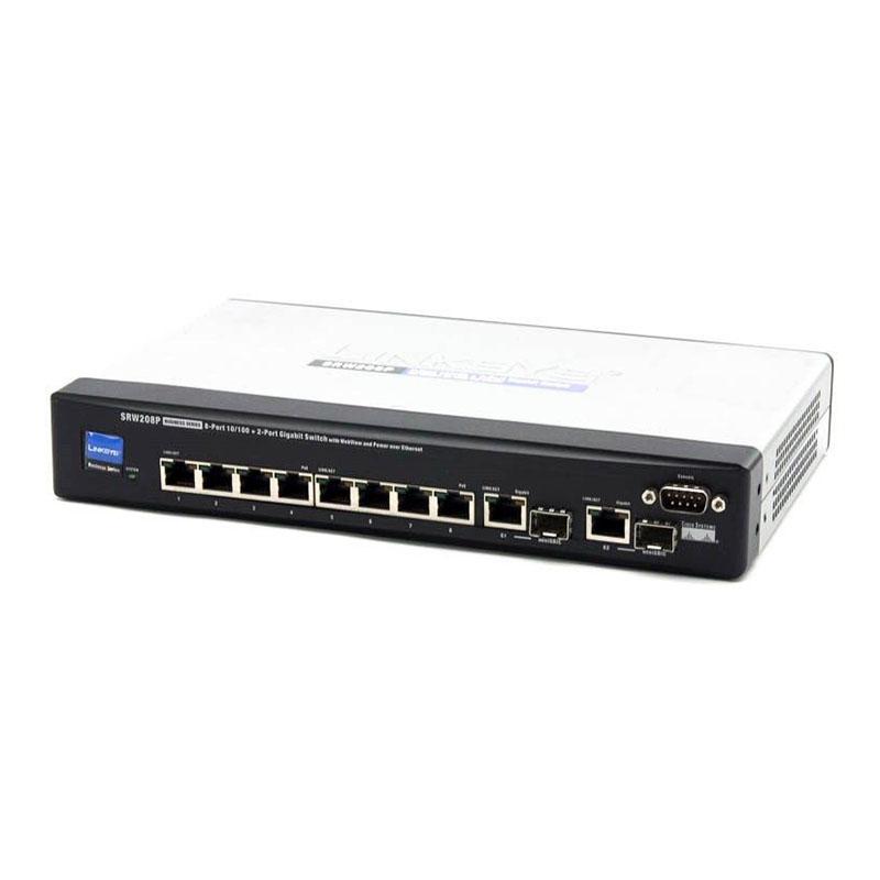 Cisco-Linksys SRW208 8-port 10/100 2024 Ethernet Switch - WebView